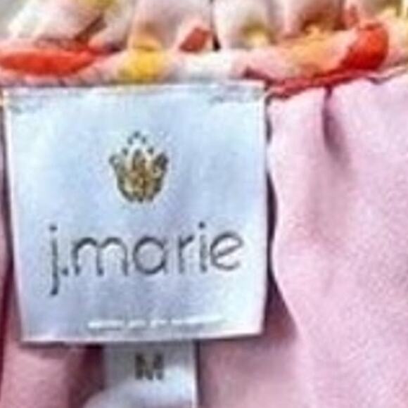 J. Marie The Summer  Orange Tiered  Dress Size Medium - Picture 7 of 9